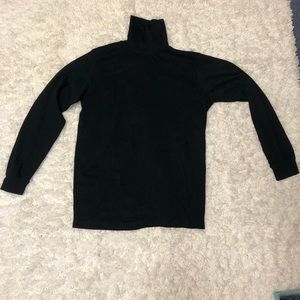 Black men’s turtle neck